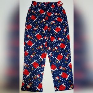 Charlie Brown Snoopy Christmas pj pants